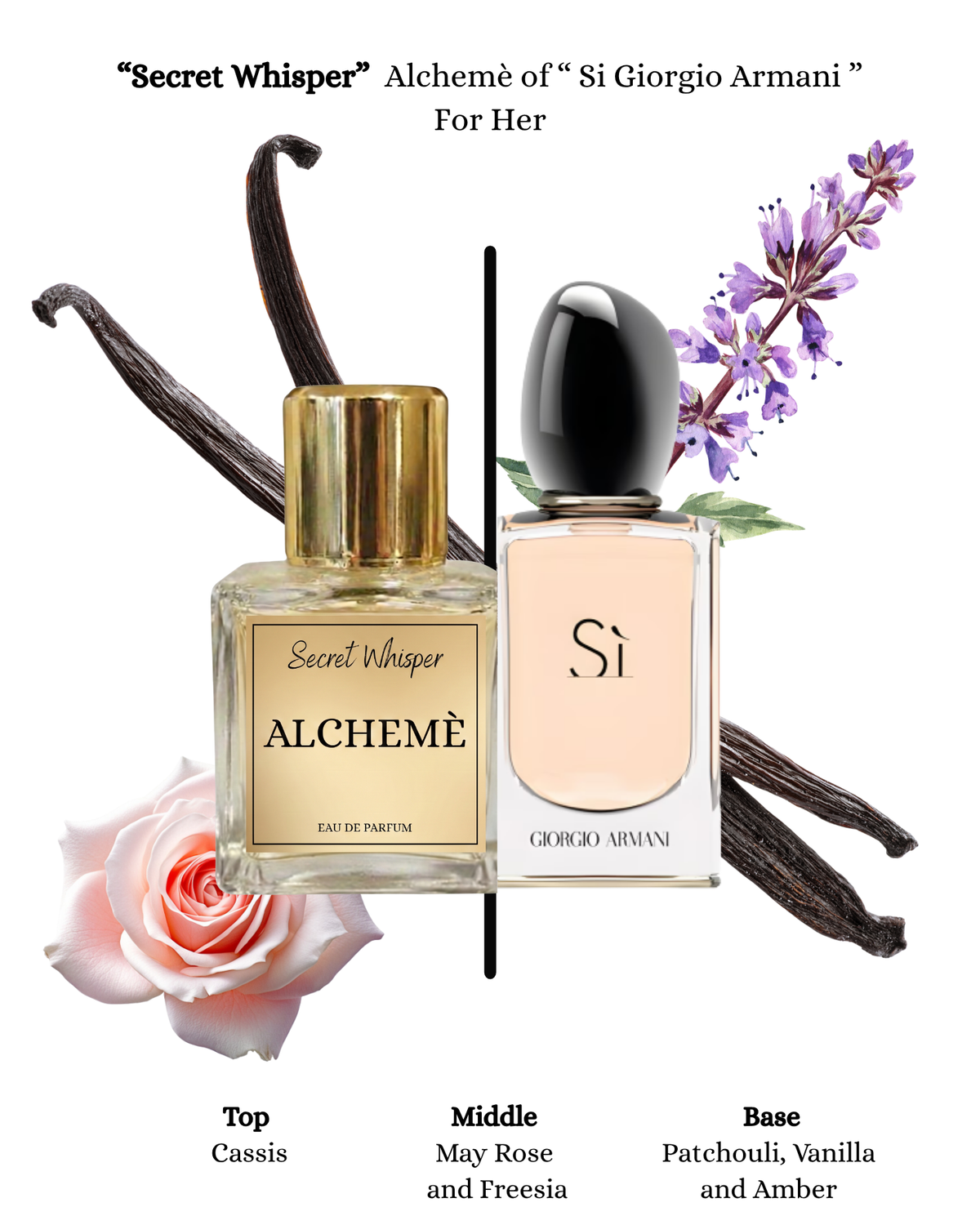 Secret Whisper - dupe Giorgio Armani Si (5ml)